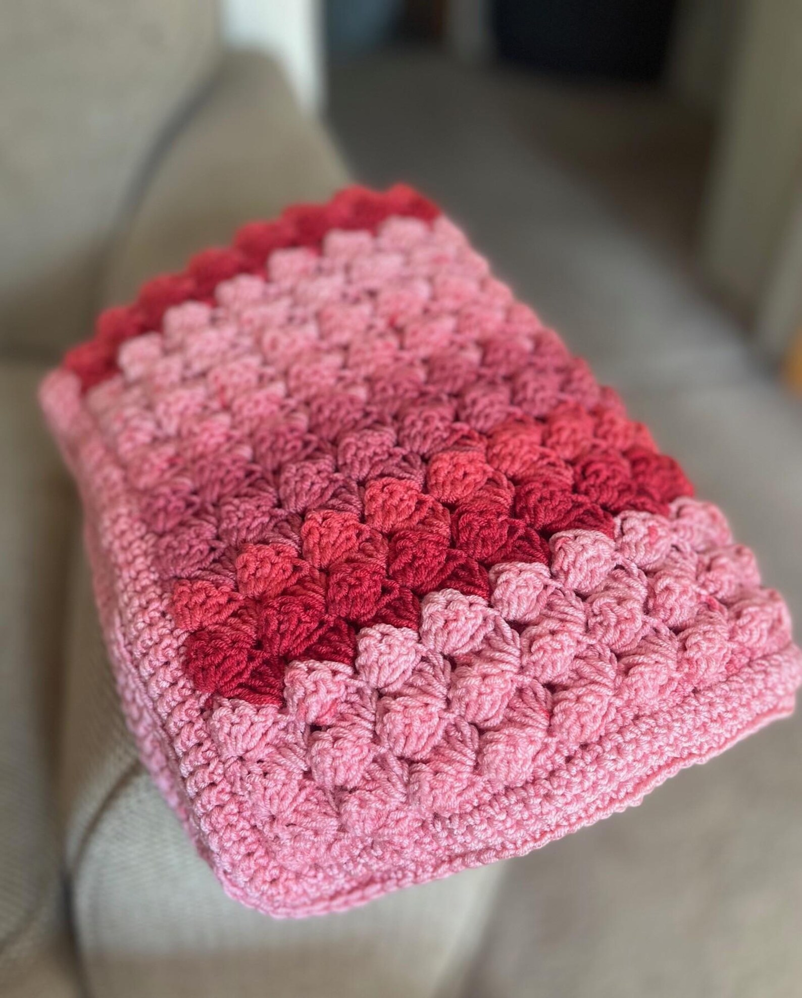 Hand-crochet blanket